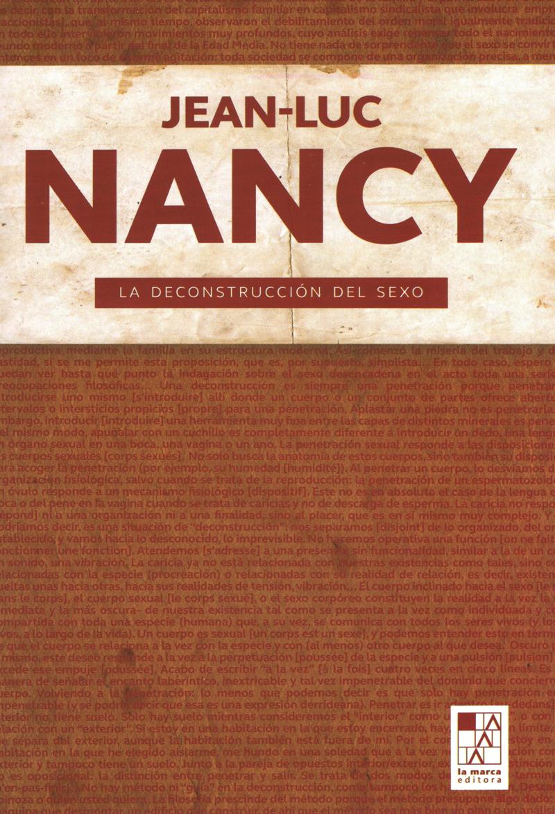 DECONSTRUCCION DEL SEXO, EL